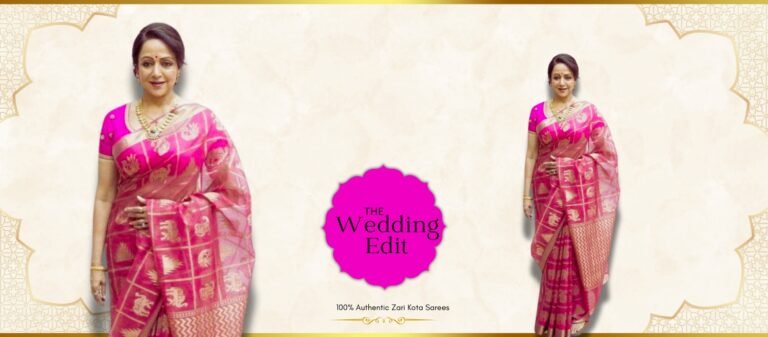 The Timeless Elegance of Zari Kota Sarees: A Journey Through Rajasthan’s Heritage